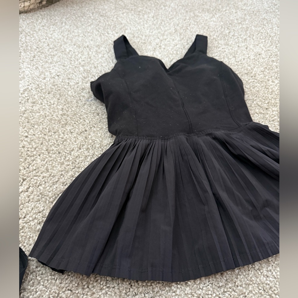 Lululemon Athletica Black tennis dress